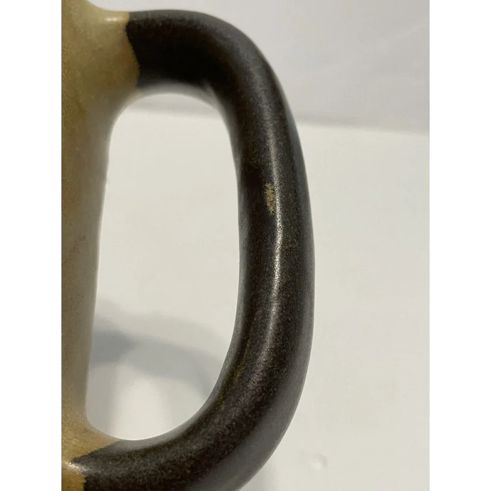 Mara of Mexico Brown Stoneware Coffee Mug Tea Cup Sun Energy Positivity Clarity - Picture 3 of 9